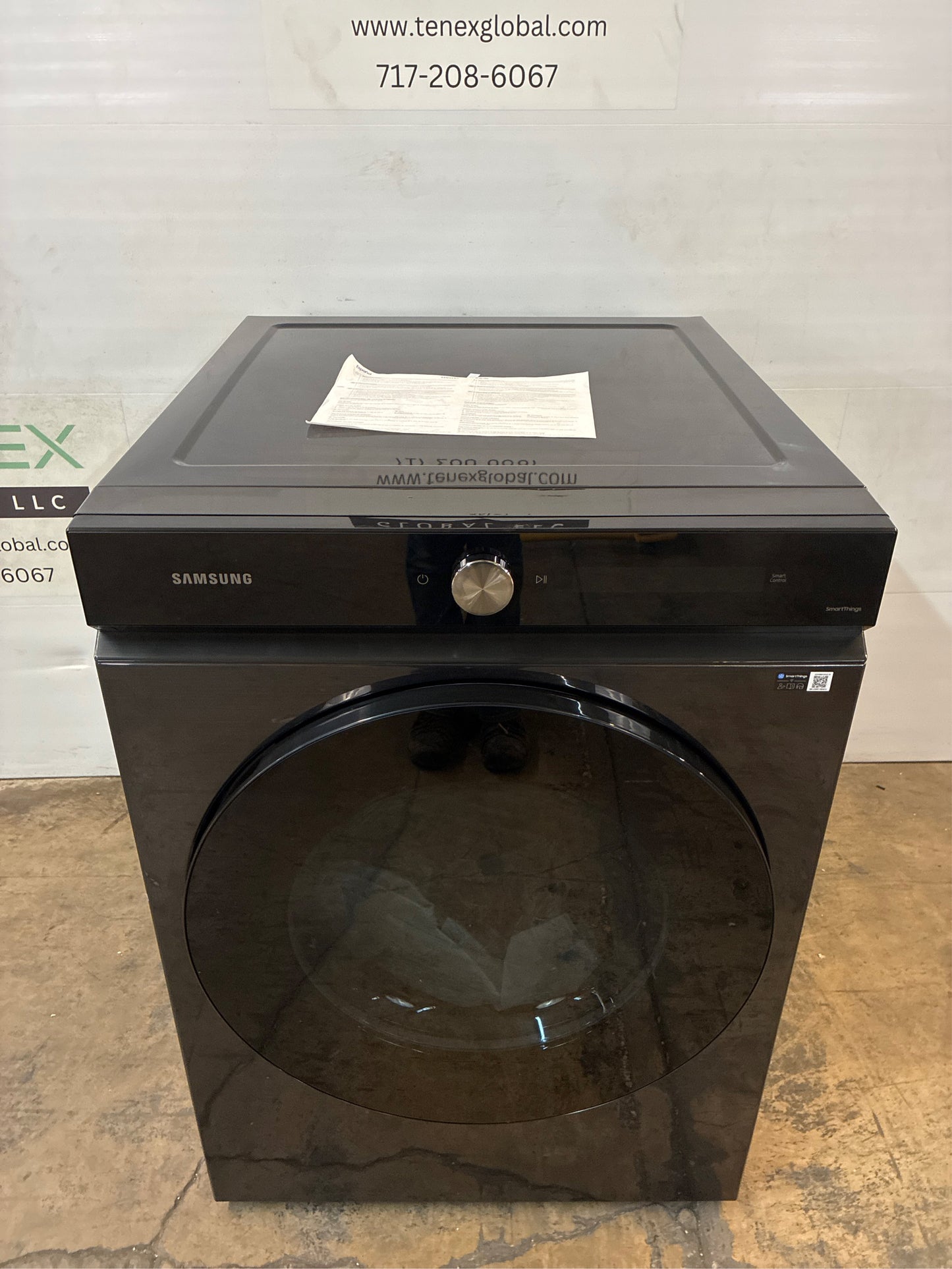 Samsung Bespoke 7.6 cu. ft. Vented Electric Dryer Black