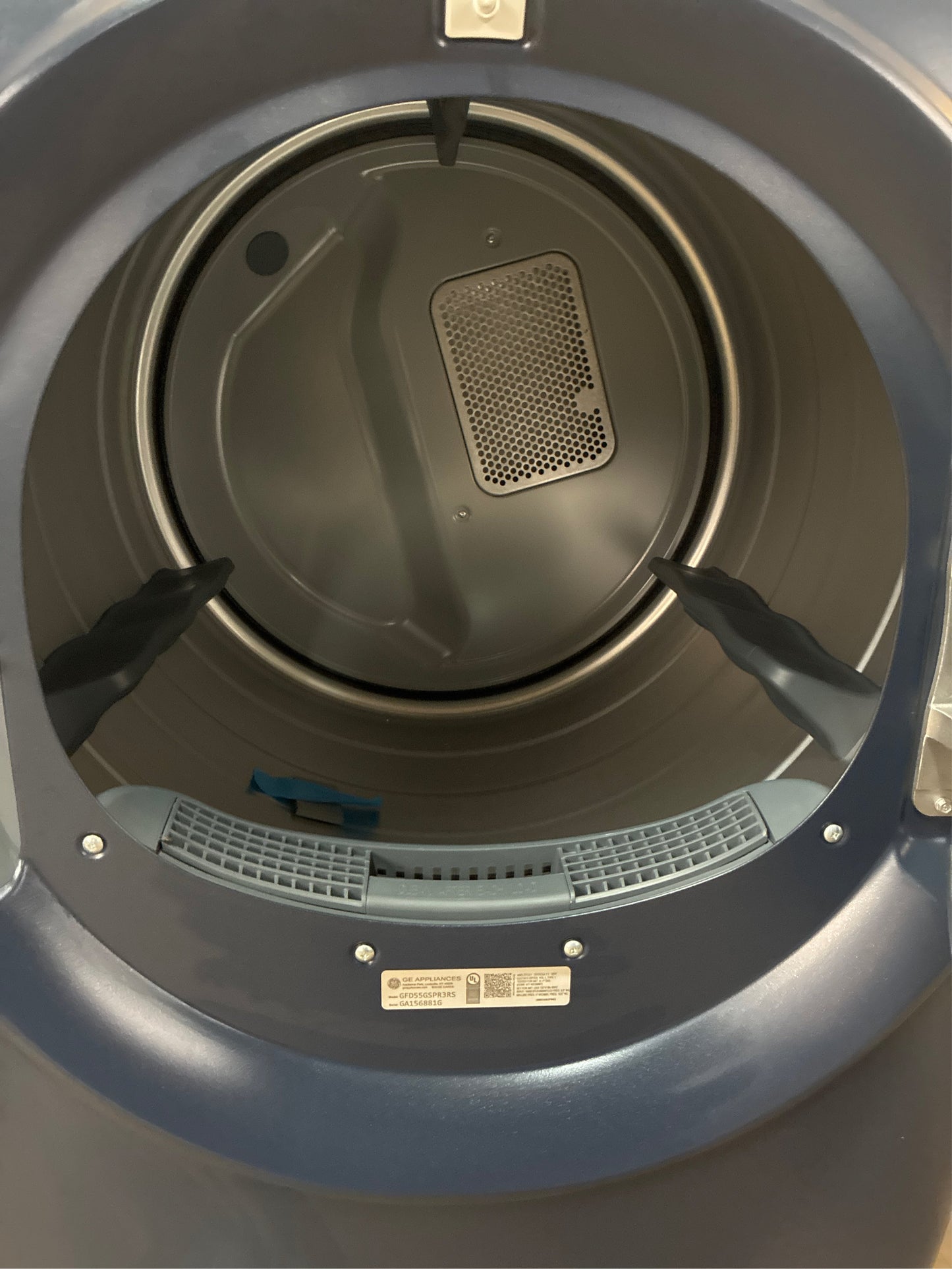 GE 7.8-cu ft Gas Dryer (Sapphire Blue)