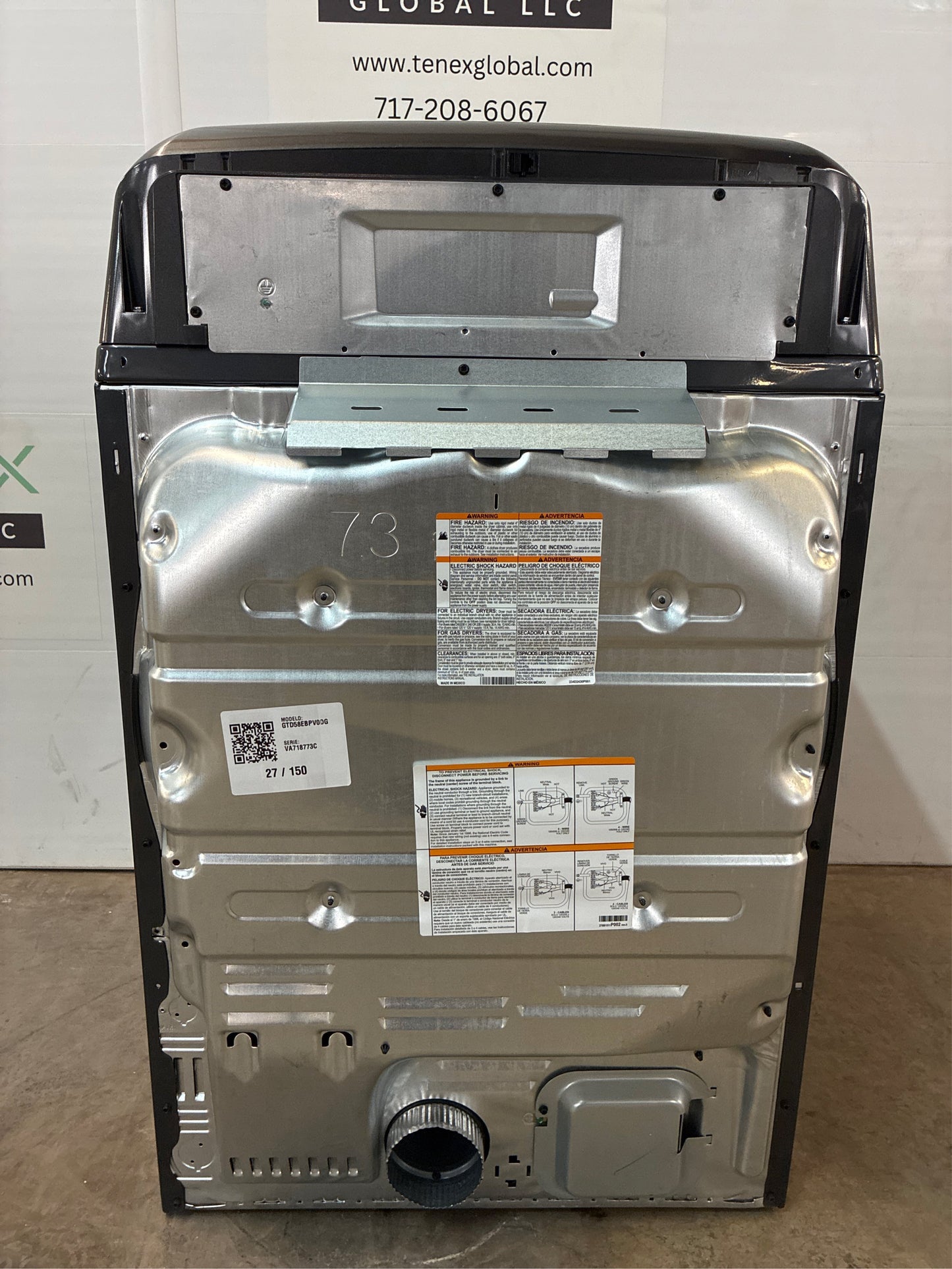 GE 7.4 cu. ft. Vented Front Load Electric Dryer