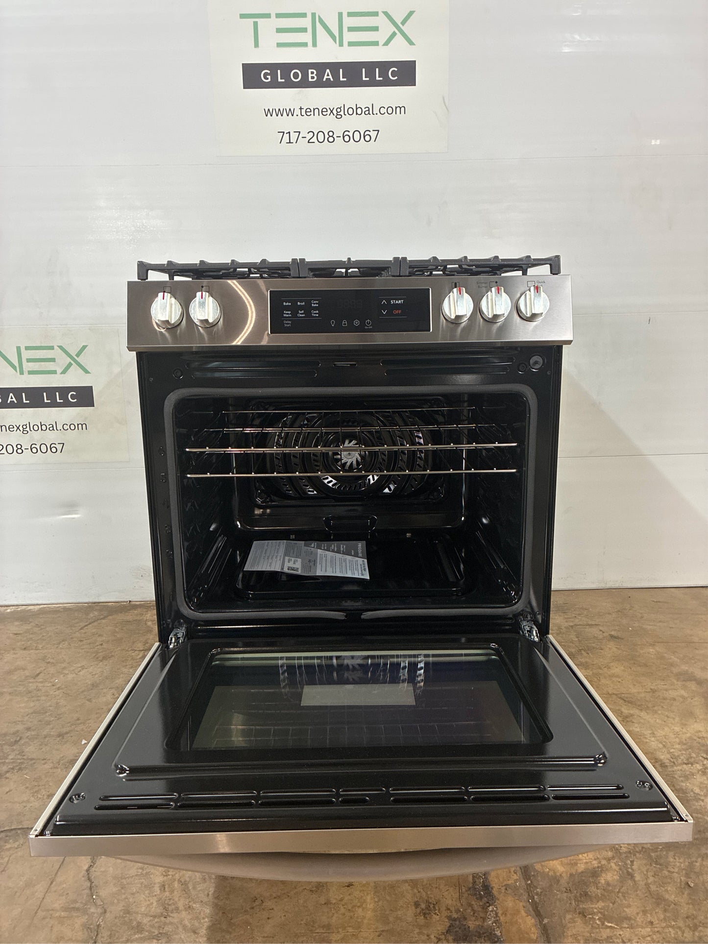 Frigidaire 30" 5-Burner Slide-In Gas Range w/ Convection