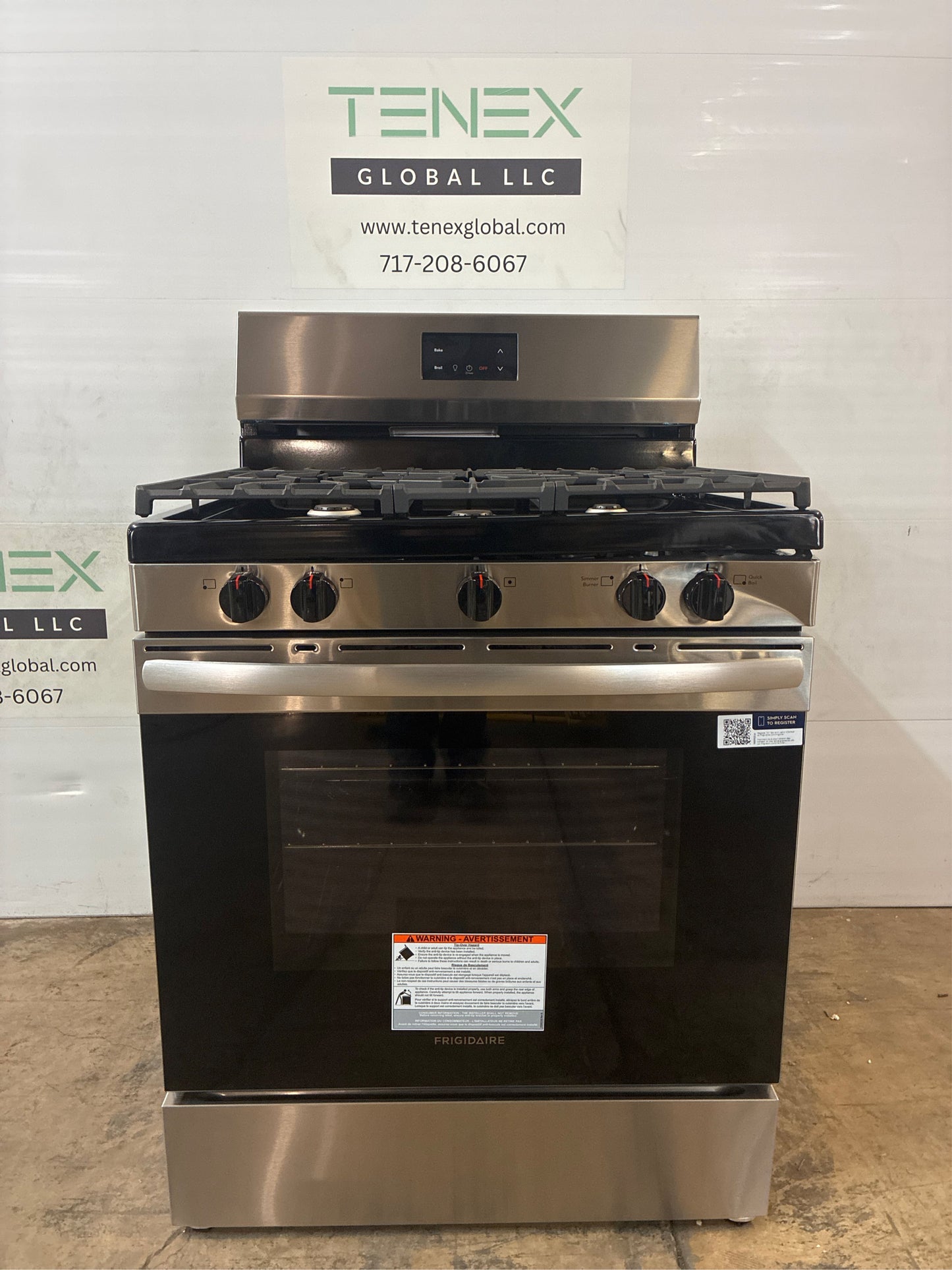 Frigidaire 30-in 5 Burner Gas Range