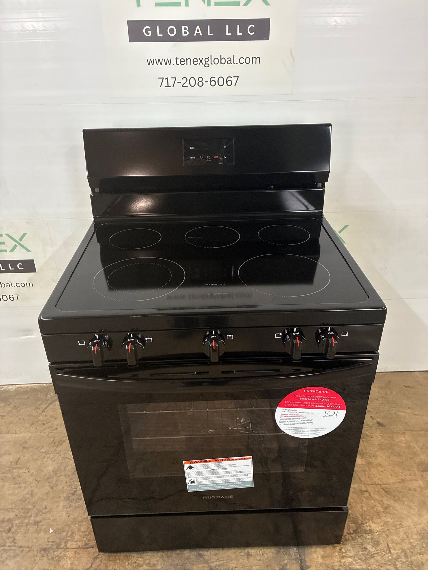 Frigidaire 30-in Glass Top 5-Burner Electric Range