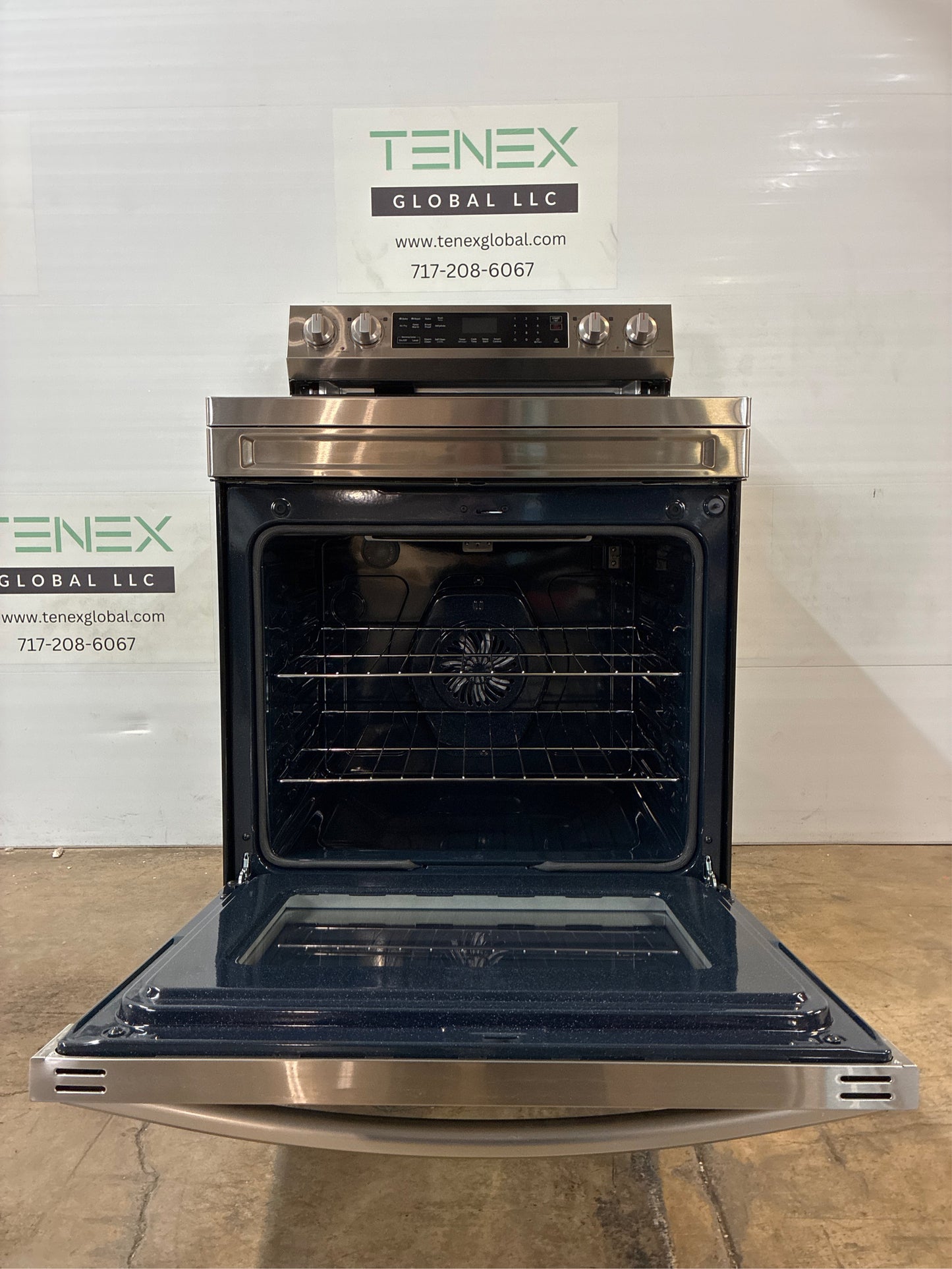 Samsung - 6.3 cu.ft. 5-Burner Electric Range