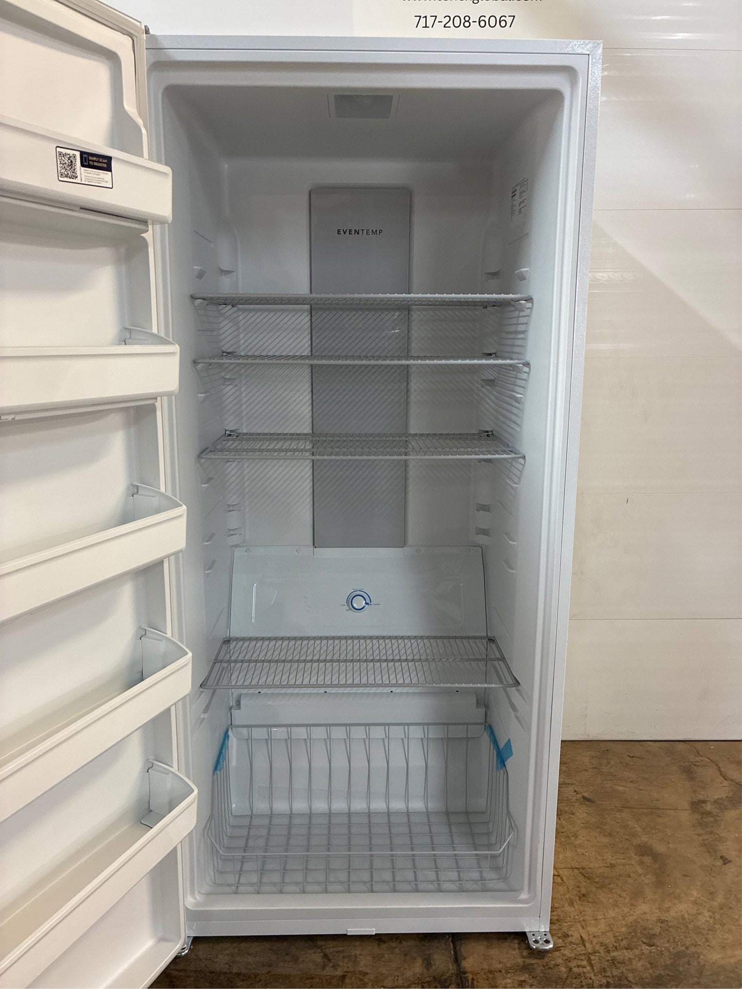 Frigidaire 32.6 in. Upright Freezer, White