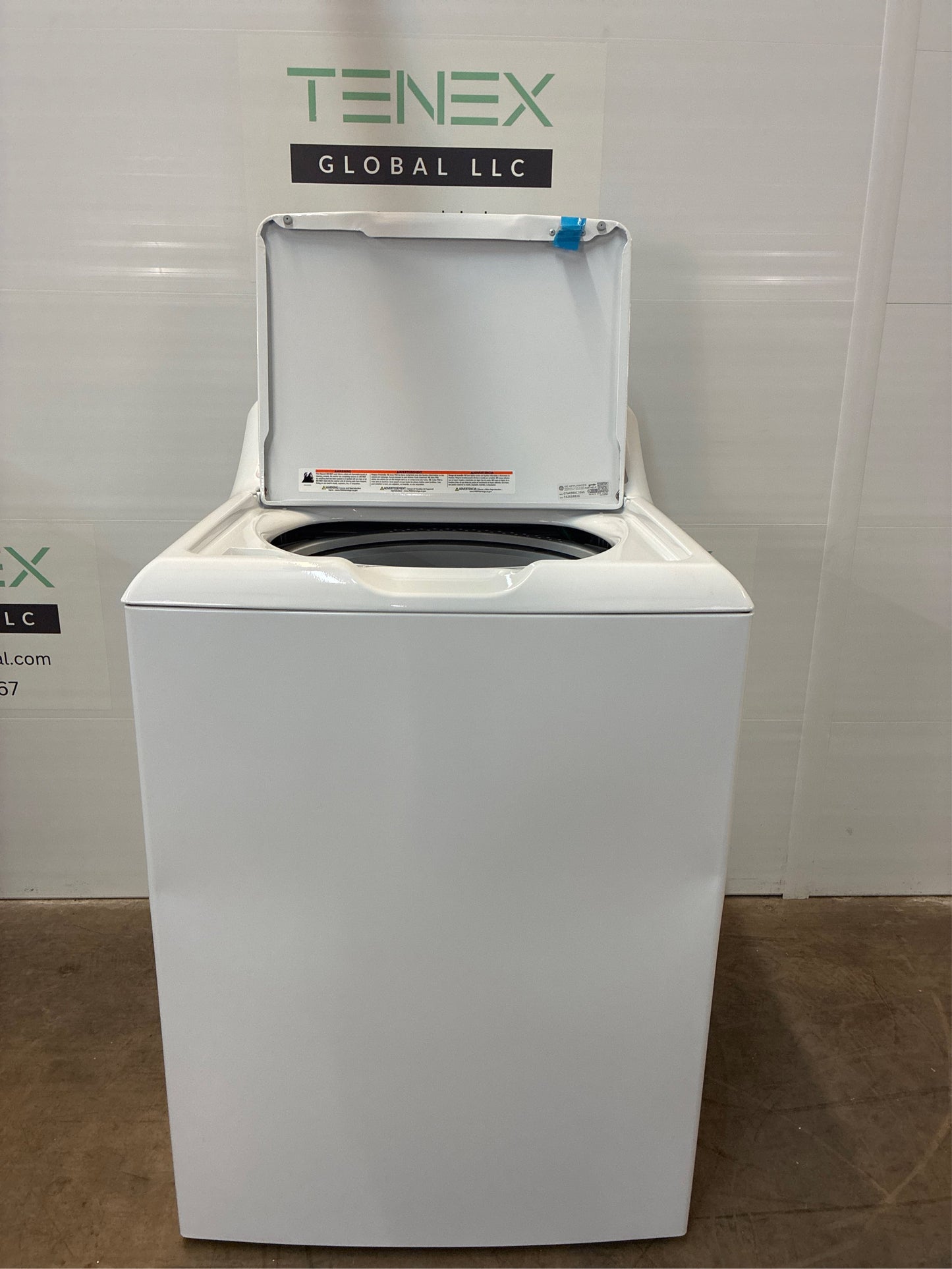 GE 4-cu ft Agitator Top-Load Washer (White)