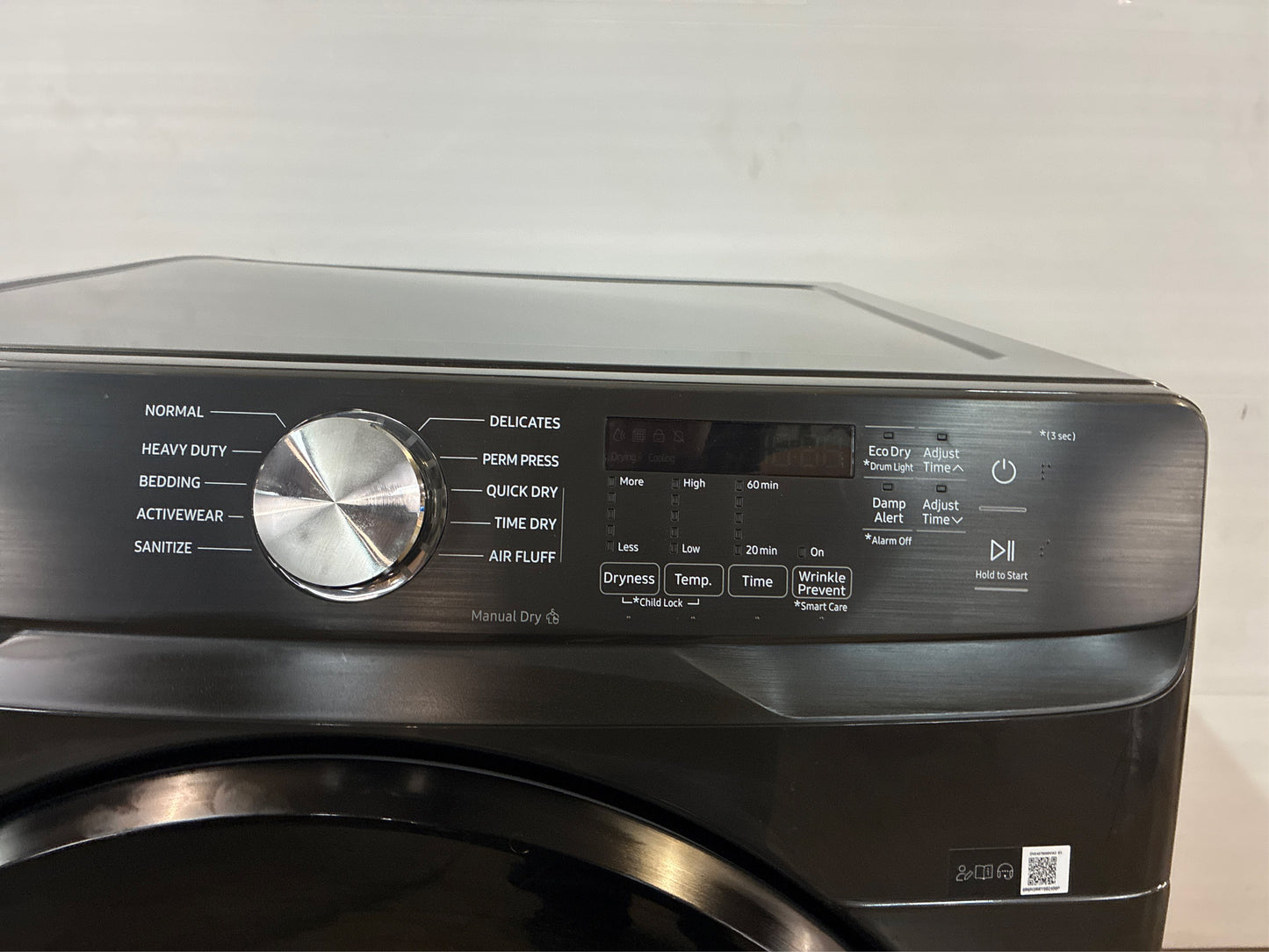 Samsung 7.5 cu. ft. Vented Electric Dryer, Black