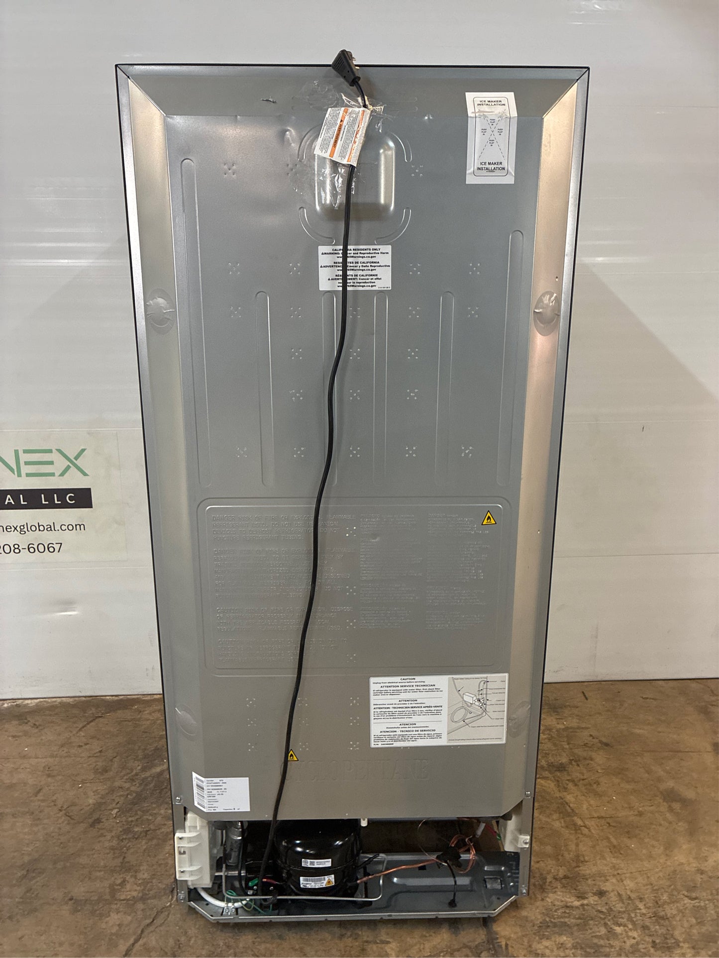 Frigidaire 13.9 cu. ft. Top Freezer Fridge, steel