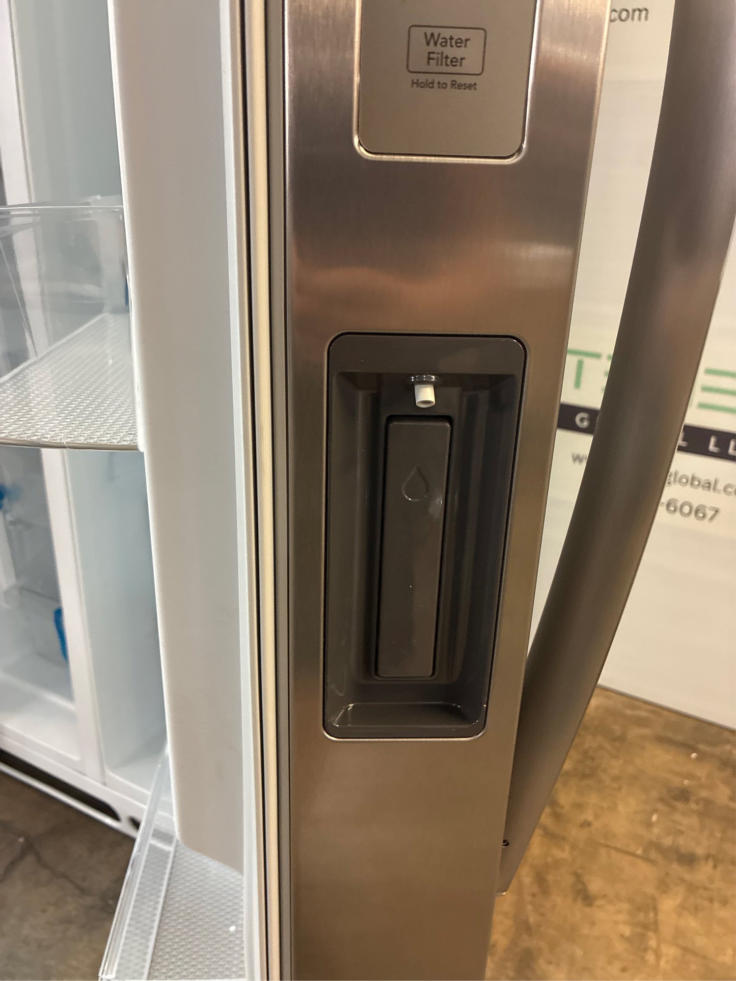 36 in. 26 cu. ft. Side-by-Side Refrigerator Stainless