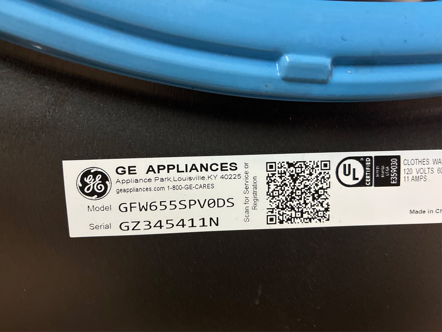 GE Smart Front-Load Washer 5.0 cu.ft. Graphite