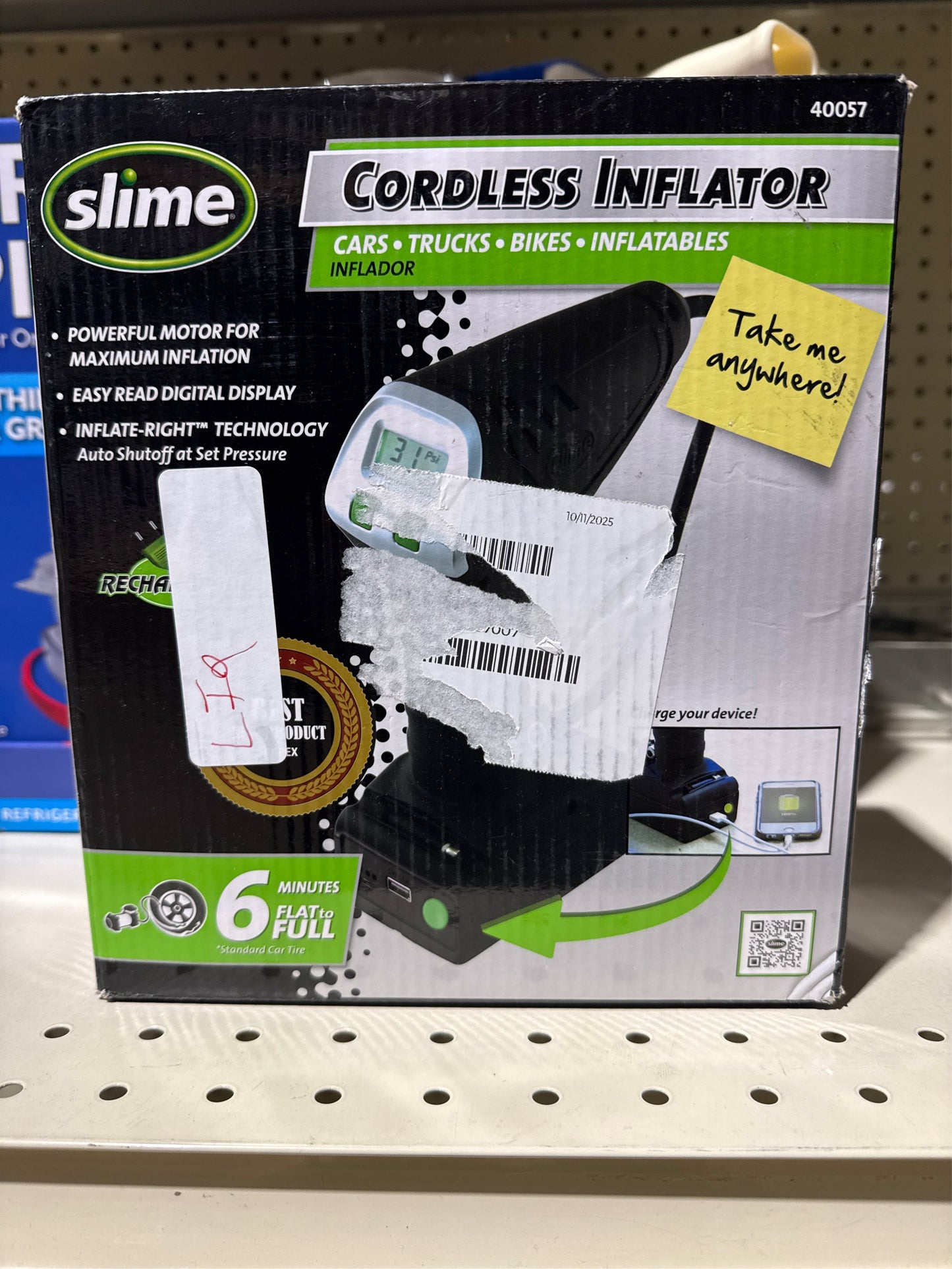 Slime Cordless Inflator