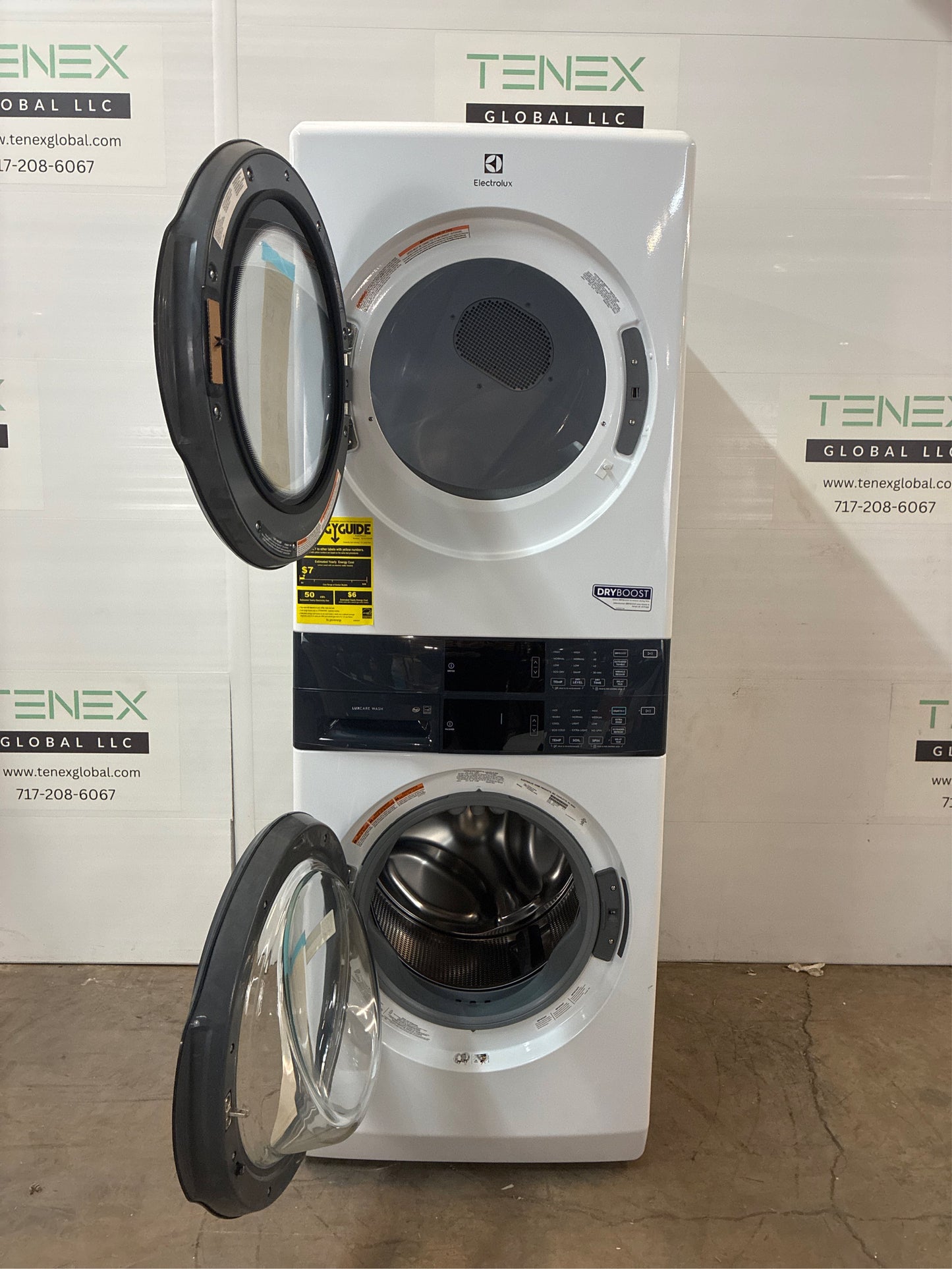 Electrolux 4.4 cu ft Washer + 8.0 cu ft Gas Dryer Tower
