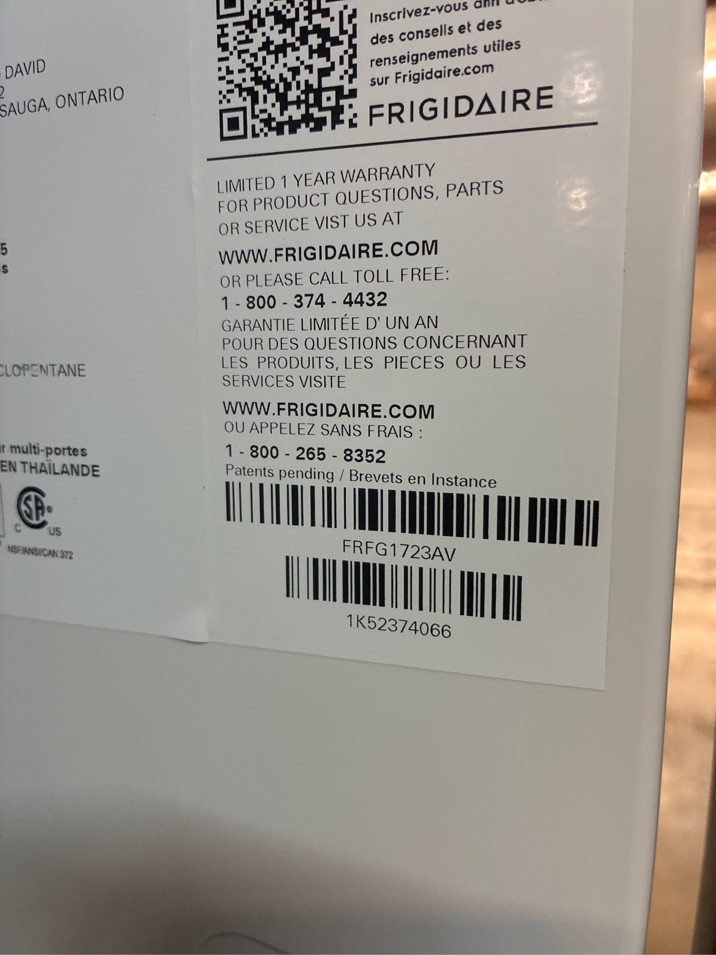 Frigidaire 31.5" Counter-Depth French Door Refrigerator