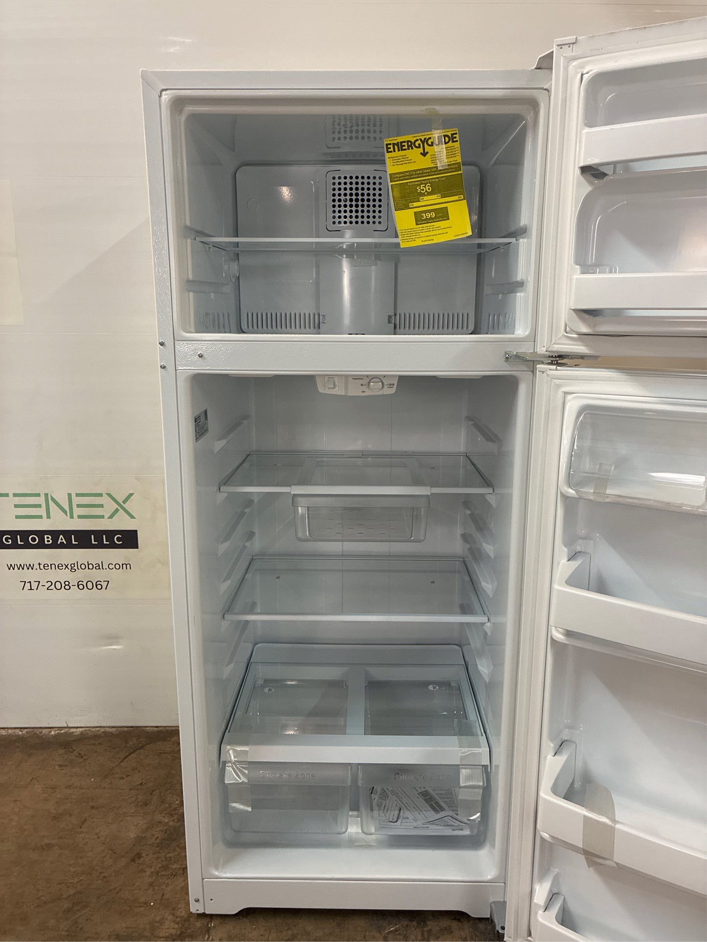 GE 17.5-cu ft Top-Freezer Refrigerator (White)