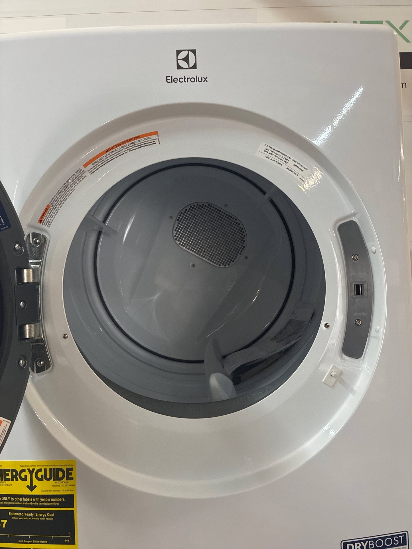 Electrolux 4.4 cu. ft. Washer & 8.0 cu. ft. Electric Dryer Tower