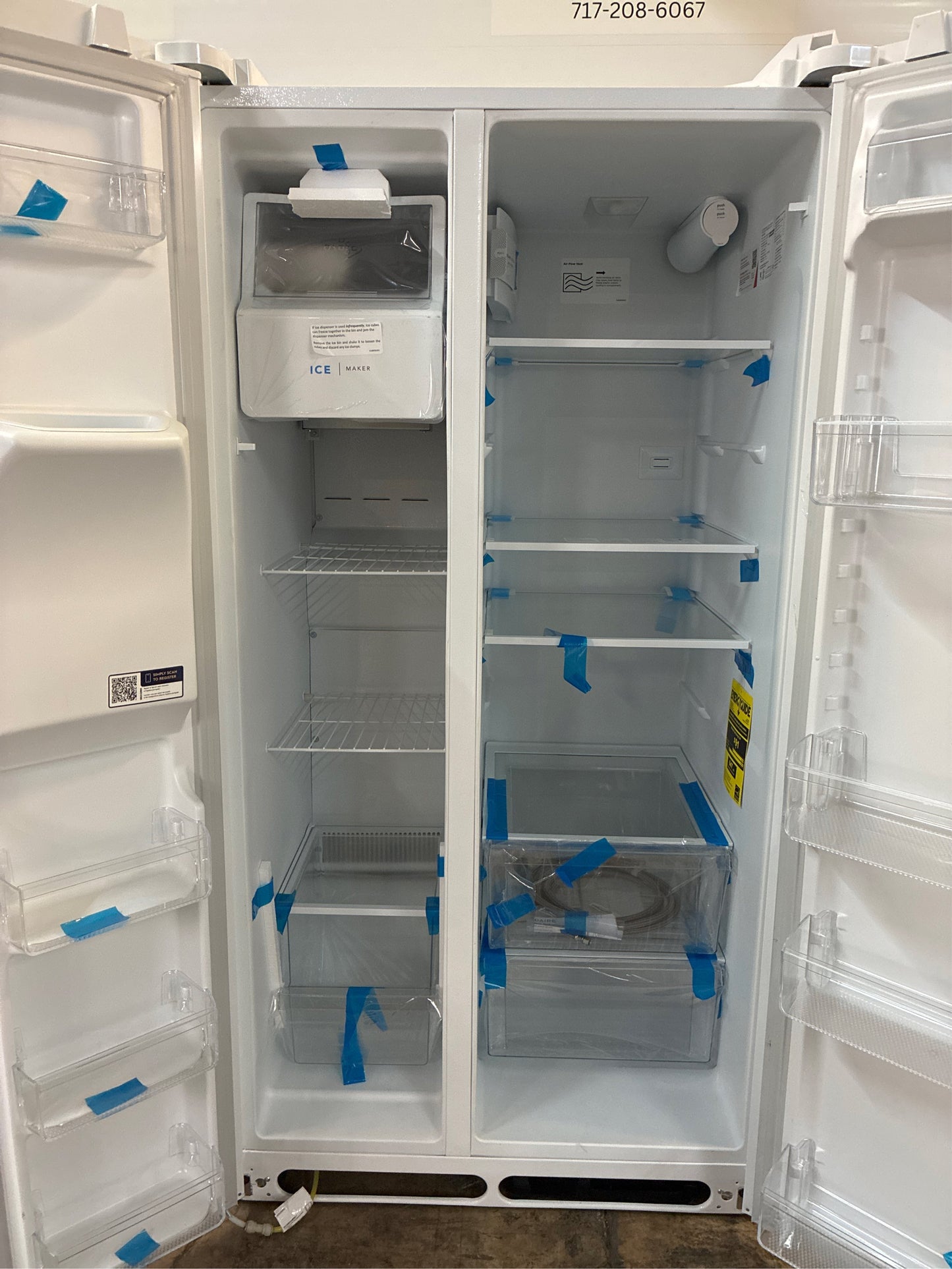 Frigidaire 36 in. 26 cu. ft. Side by Side Refrigerator