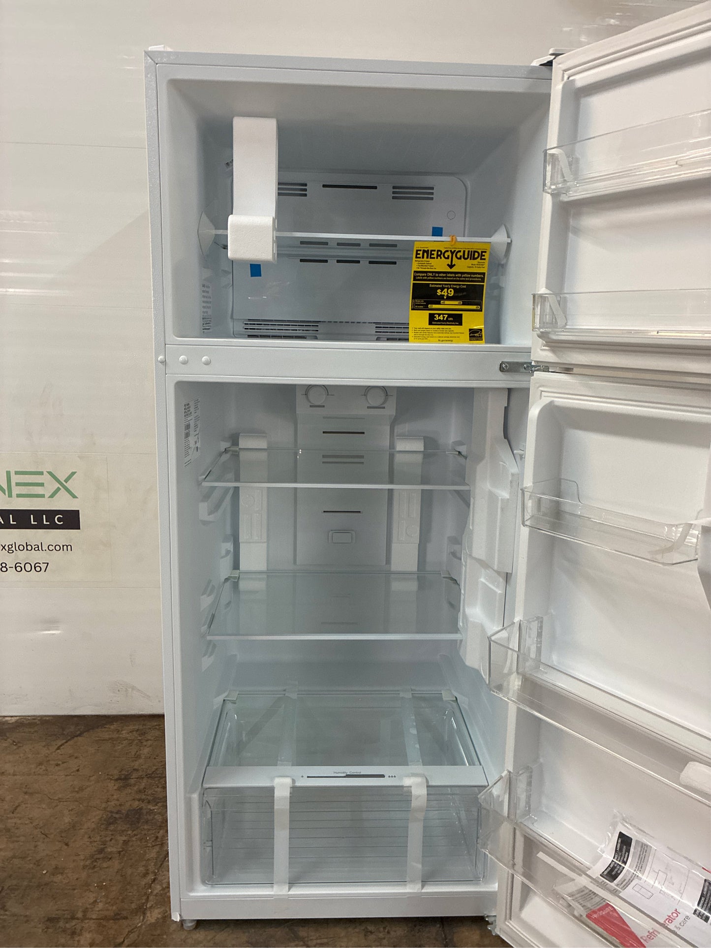 Frigidaire 27 in. 16 Cu. Ft. Top Freezer Refrigerator, White