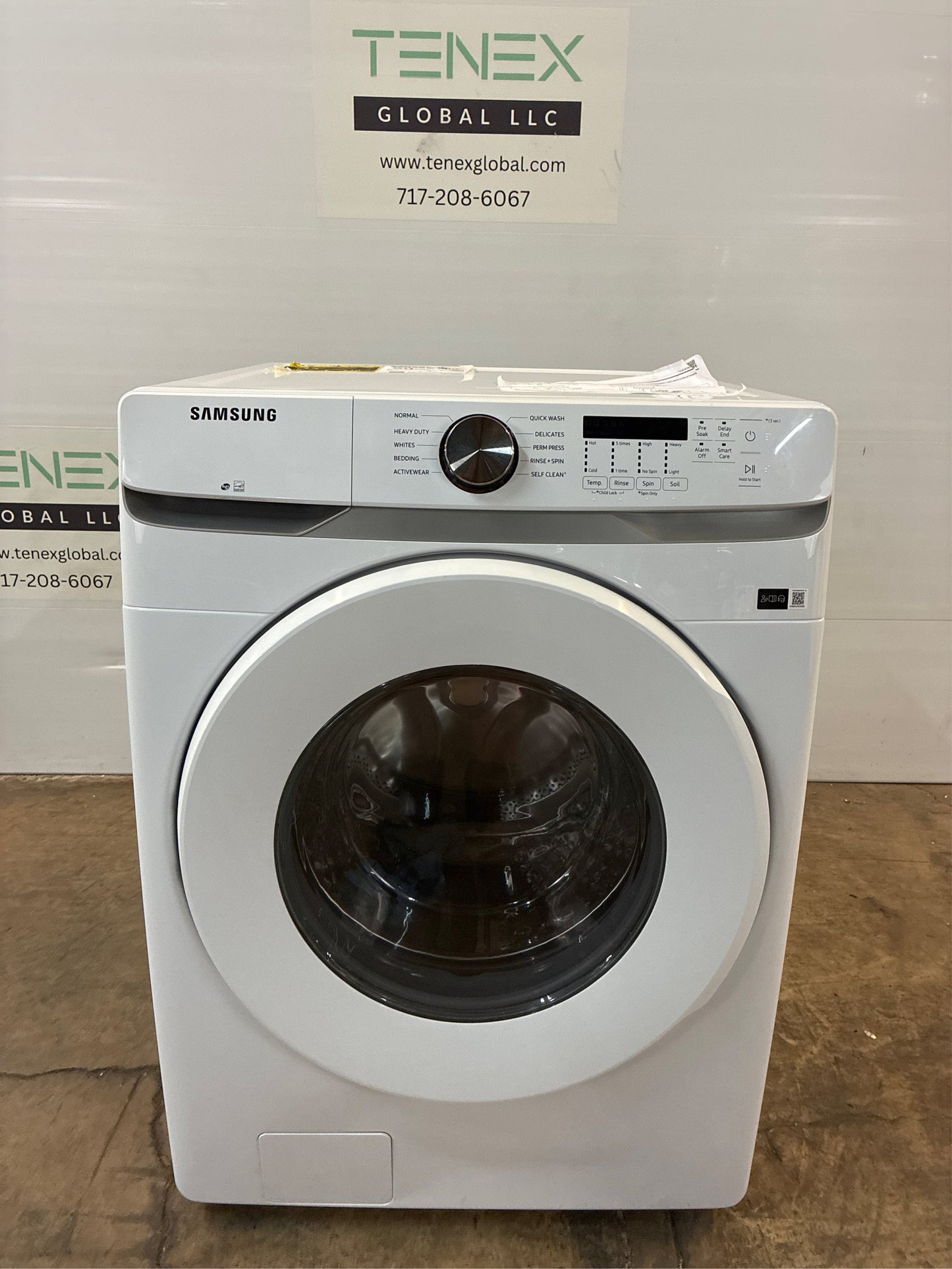 Samsung 4.5-cu ft Stackable Washer (White)