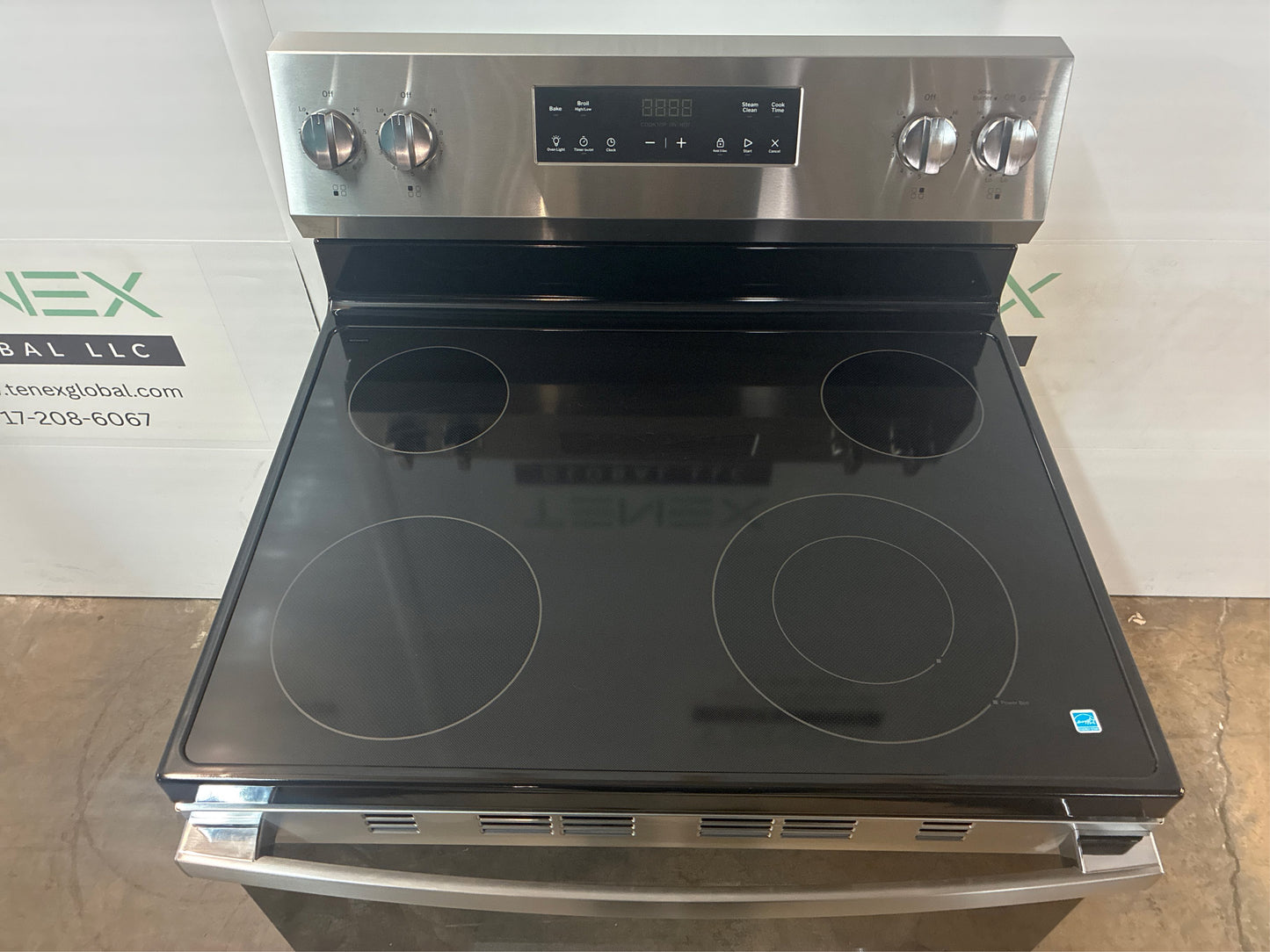 GE 30" 4-Burner Electric Range, SS