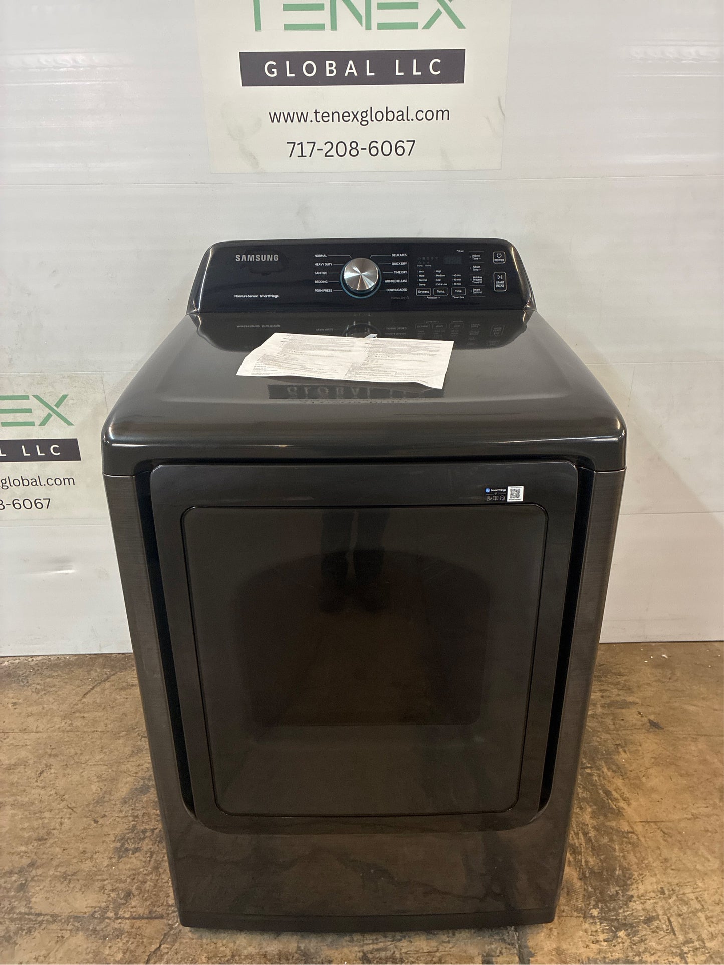Samsung 7.4 cu. ft Black Smart Electric Dryer