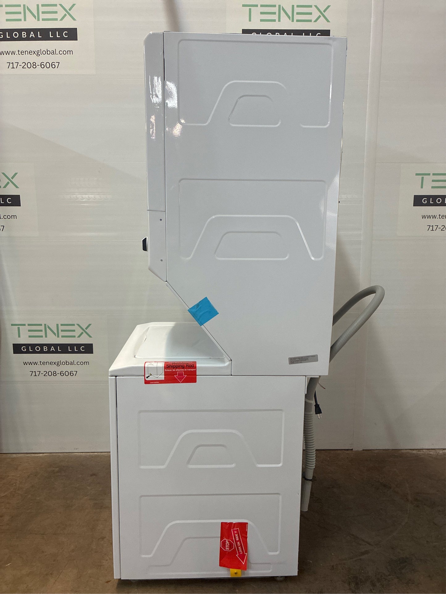 3.8 cu. ft Washer 5.9 Gas Dryer White