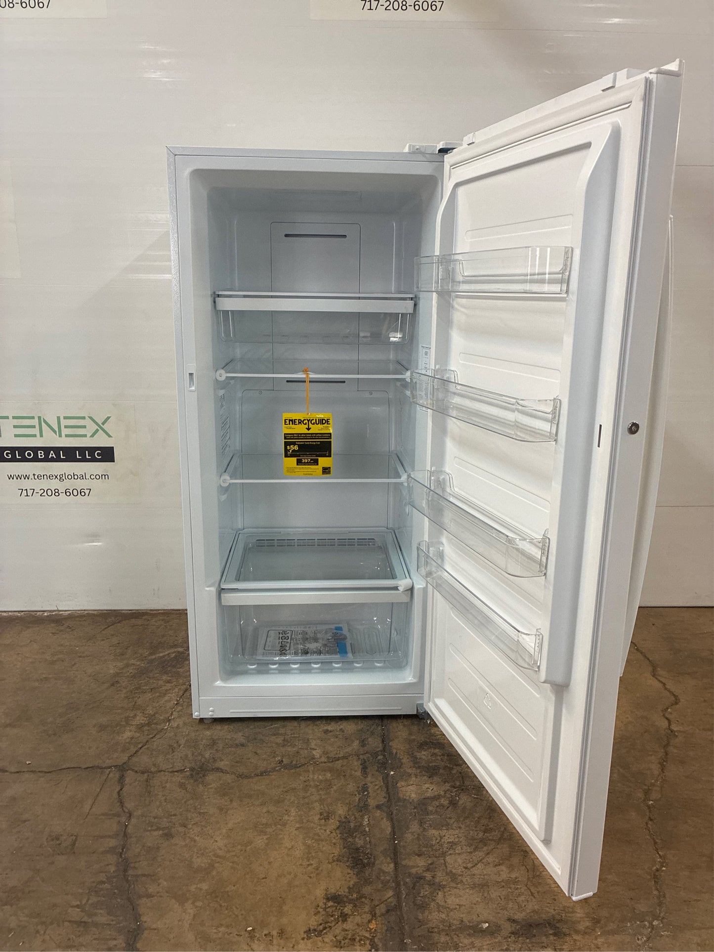 GE 14.1-cu ft Frost-free Upright Freezer