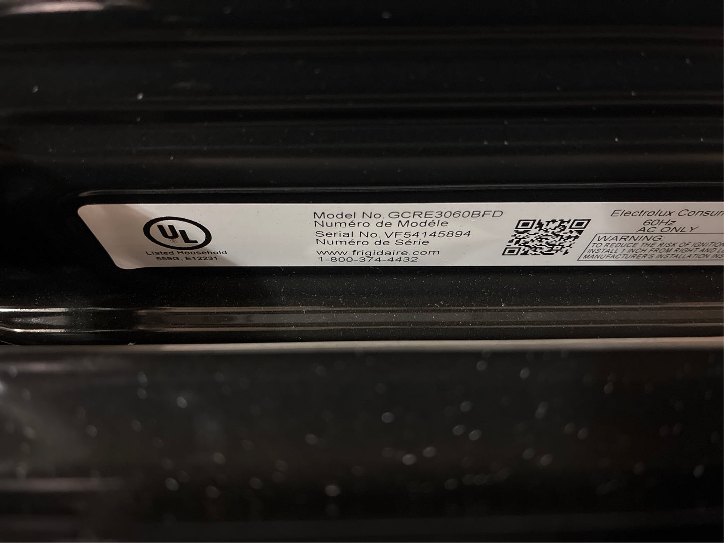 Samsung Gallery 30" 5-Burner Freestanding Electric Range