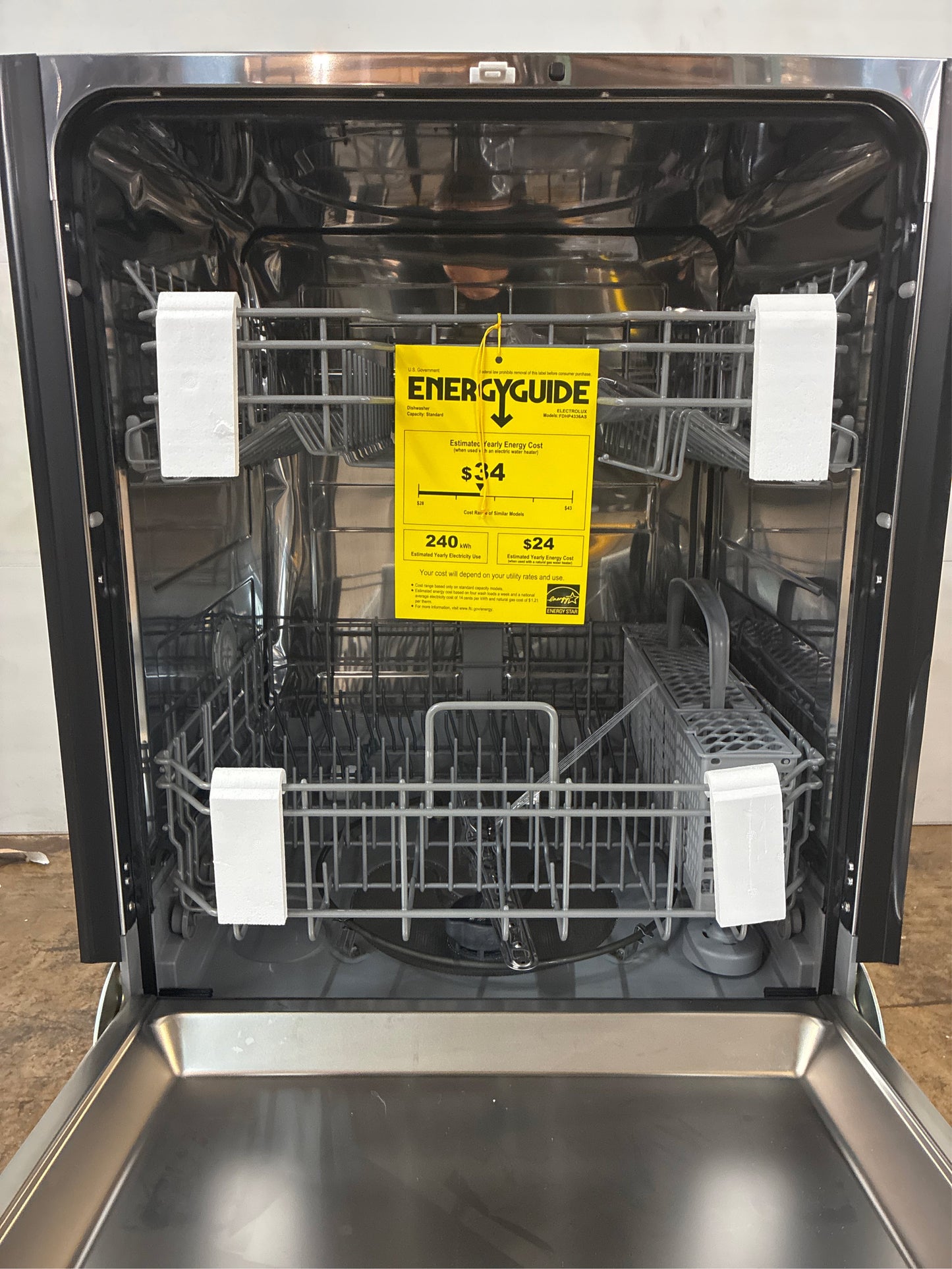 Frigidaire 24 in. Top Control Dishwasher, Stainless