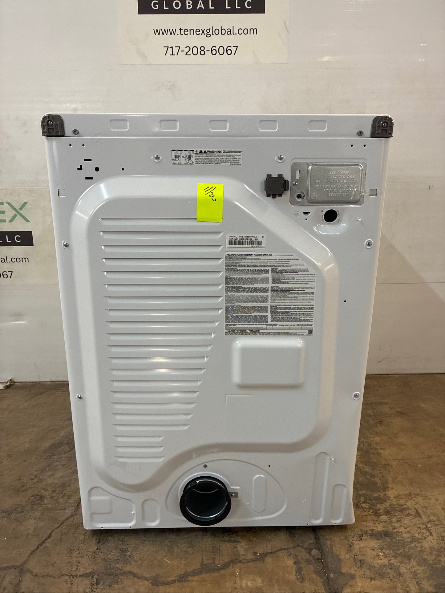 Samsung 7.5-cu ft Stackable Electric Dryer (White)