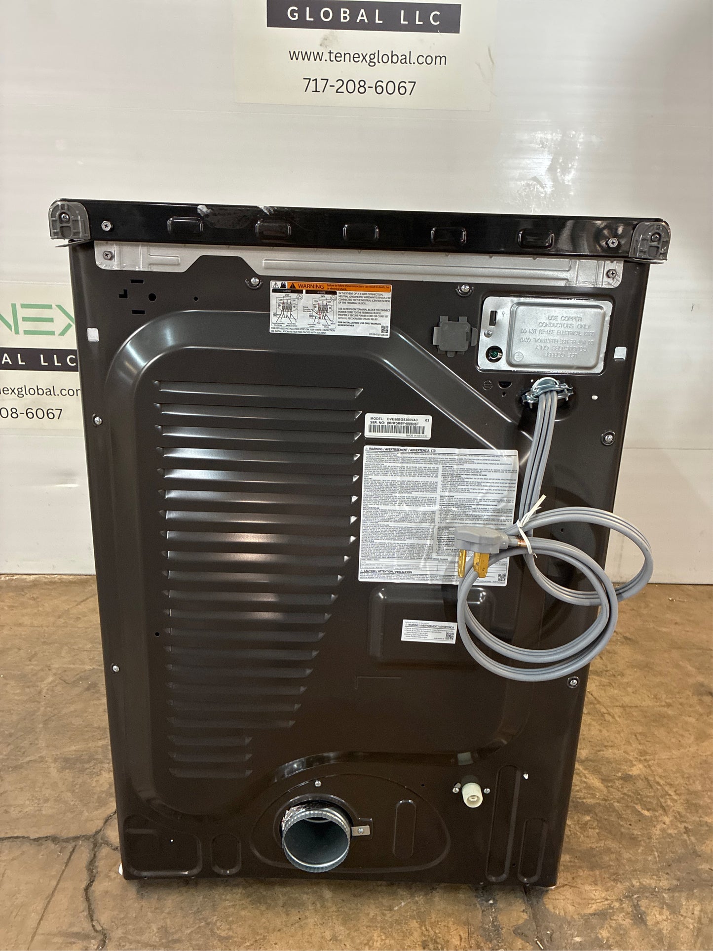 7.5 cu. ft. Dryer in Brushed Black