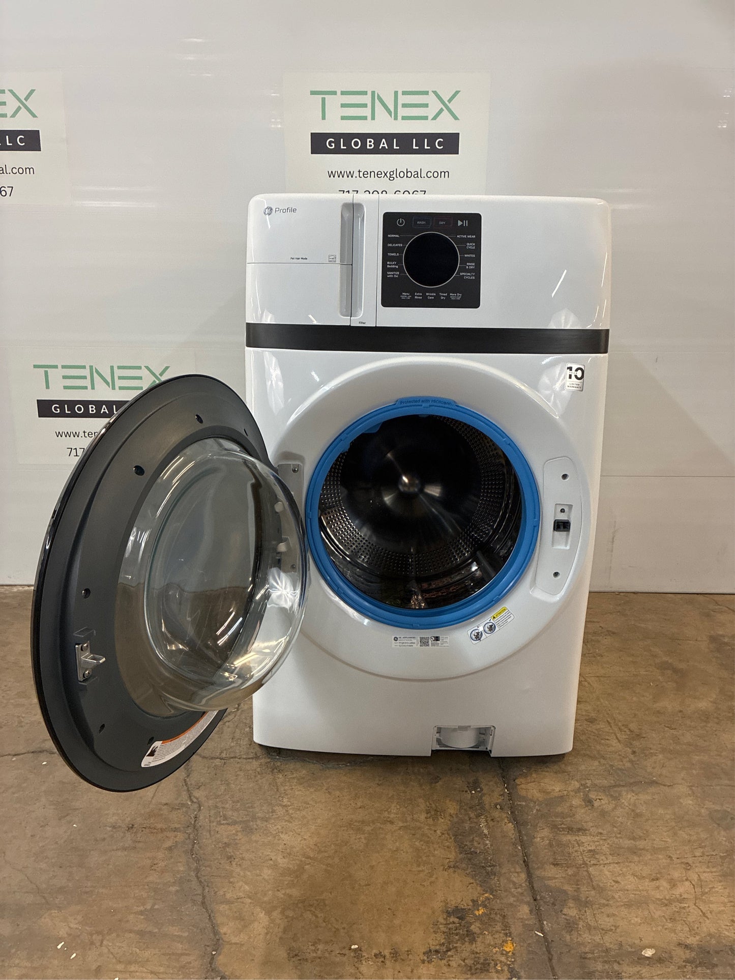 GE Profile Pet Hair 4.6-cu ft Washer/Dryer