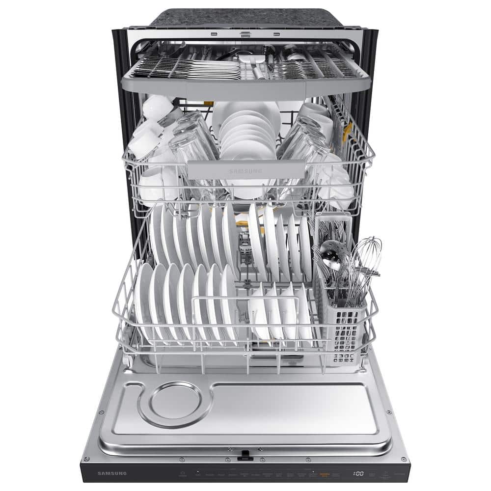 Samsung 24-in Black Stainless Dishwasher, 42dBA