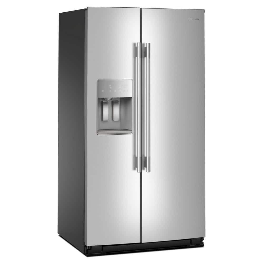 KitchenAid 36 in. Side-by-Side Refrigerator, Stainless