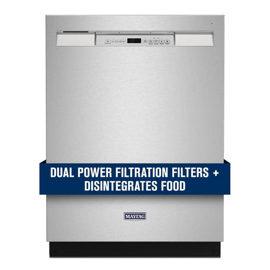 Maytag 24" SS Dishwasher, 50 dBA