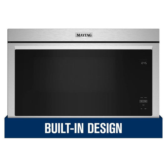30 in. W 1.1 cu. ft. Stainless Steel Microwave