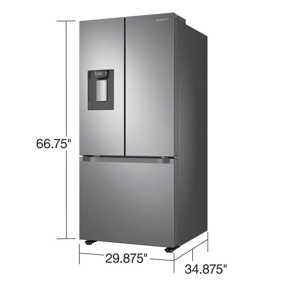 Samsung 22 cu. ft. 3-Door French Door Refrigerator, SS