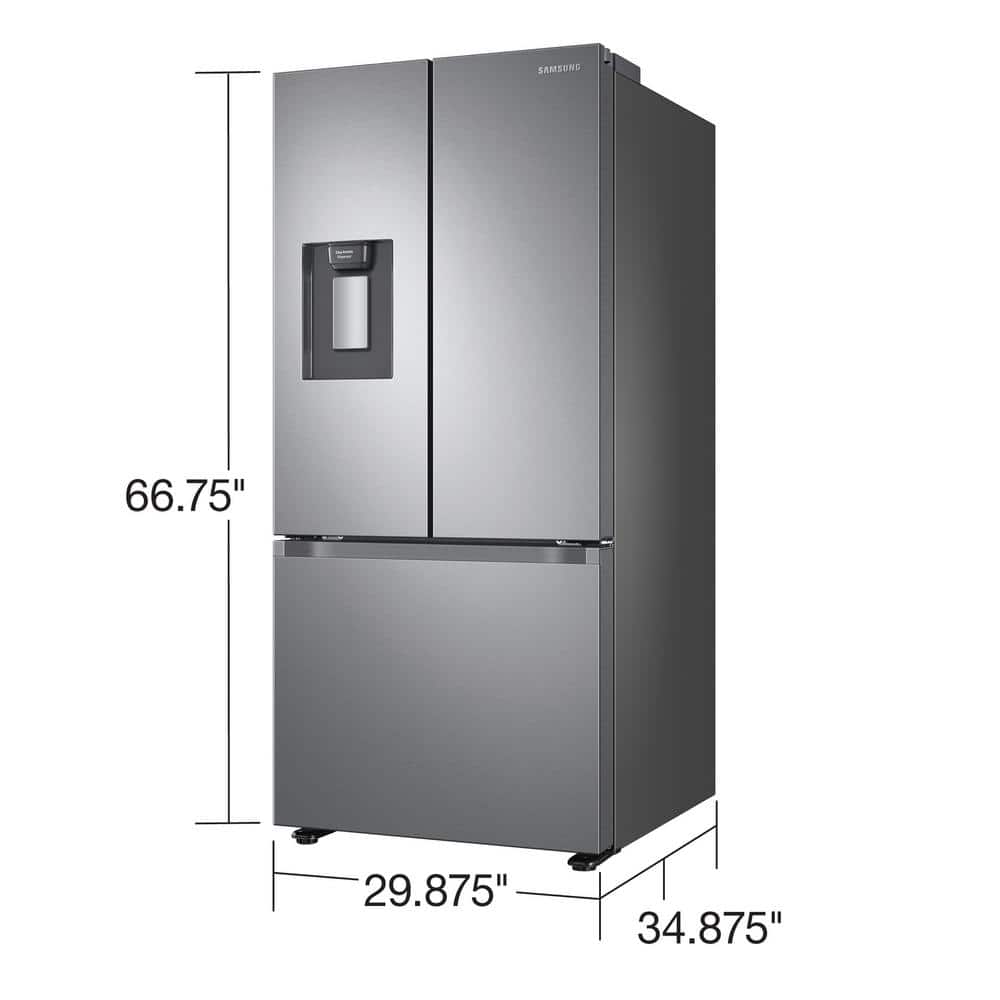 22 cu. ft. 3-Door Samsung French Door Smart Refrigerator