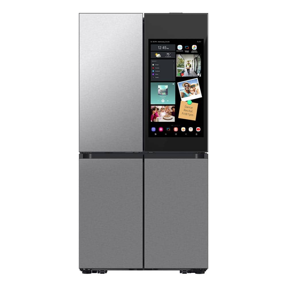 Samsung Bespoke 4-Door Flex Refrigerator with Hub+ Charcoal