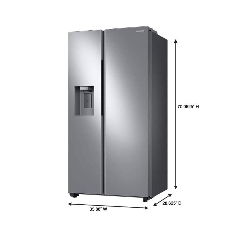 Samsung 36 in. 22 cu. ft. Smart Side by Side Refrigerator