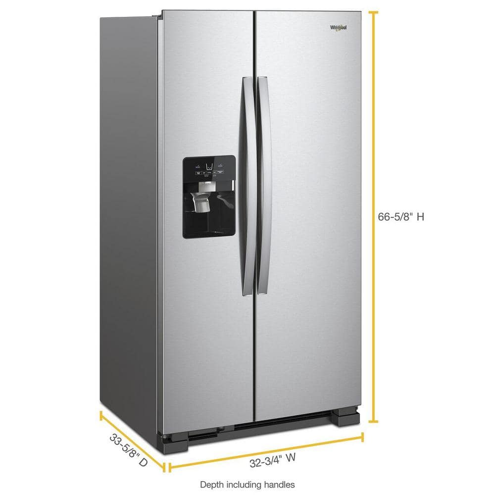 Whirlpool 21.4 cu ft Side by Side Fridge