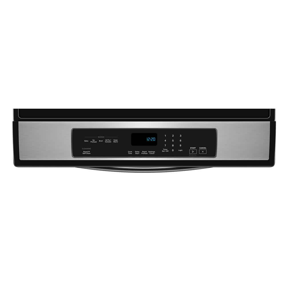 Whirlpool 30 in. Slide-In Induction Electric Range, Stainless Steel