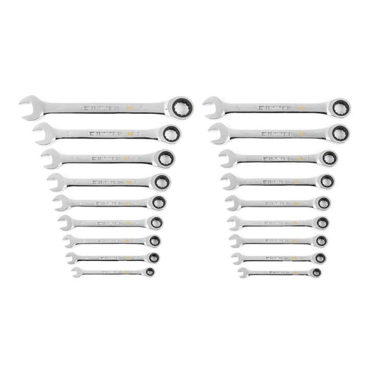 GEARWRENCH SAE/MM 90-Tooth Pro Ratcheting Set