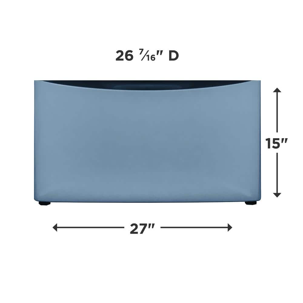 Electrolux 27 in. Pedestal with Drawer in Glacier Blue