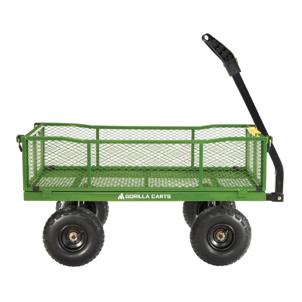 Heavy-Duty Steel Garden Cart, 4 cu.ft.