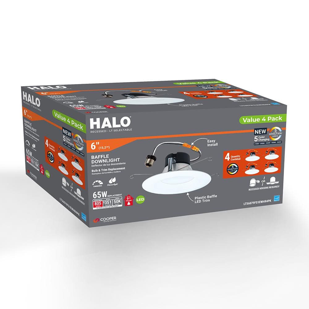 HALO LT 5/6 in. LED Retrofit Module w/ Baffle
