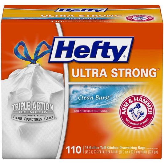 13 Gal. Clean Burst Tall Kitchen Bags (110ct)