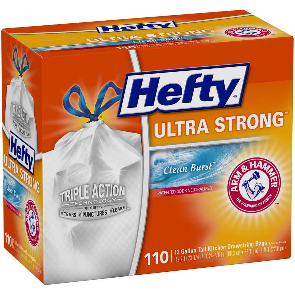 13 Gal. Clean Burst Tall Kitchen Bags (110ct)