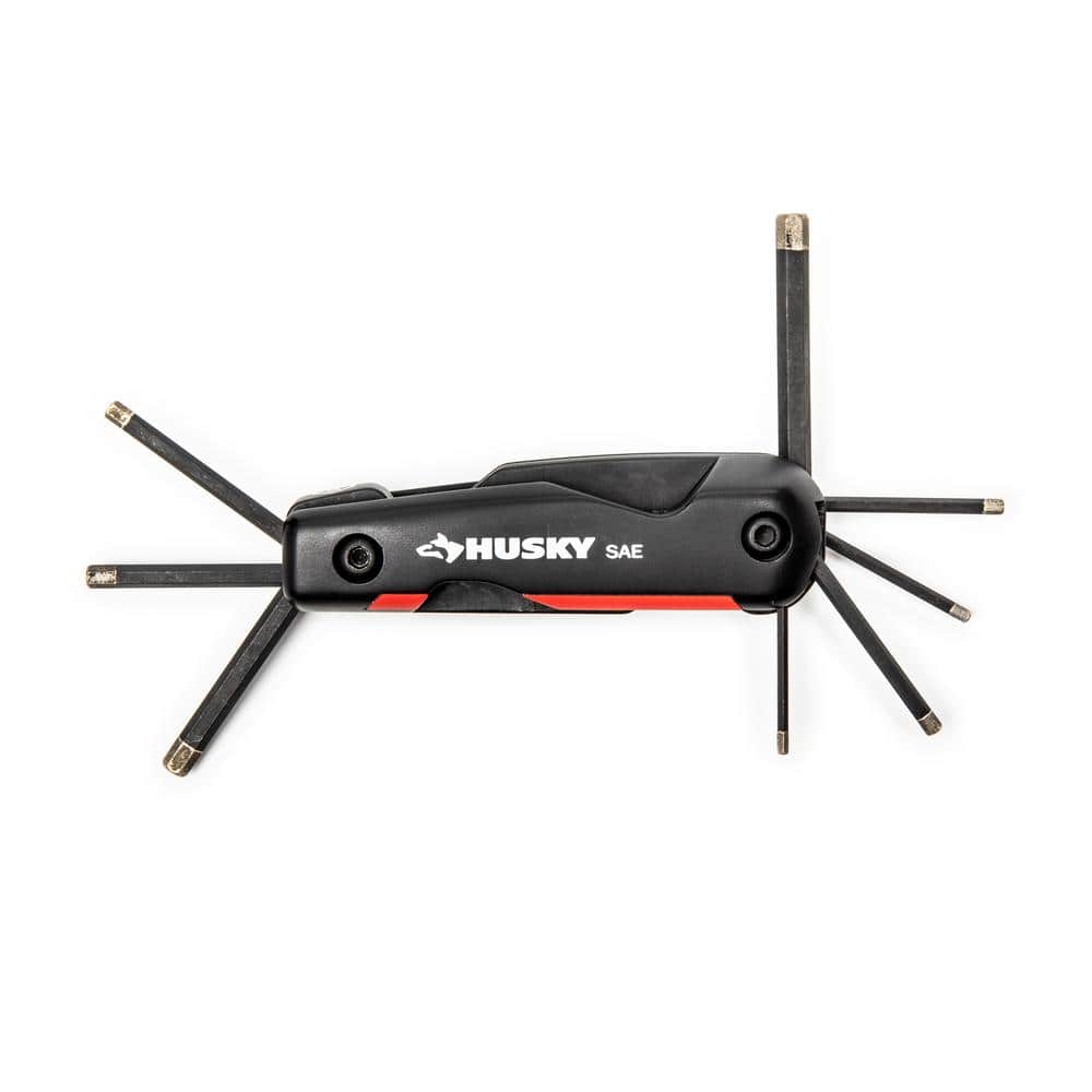 Folding Diamond SAE Hex Key Set (8-Piece)