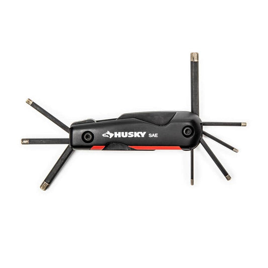 Folding Diamond SAE Hex Key Set (8-Piece)