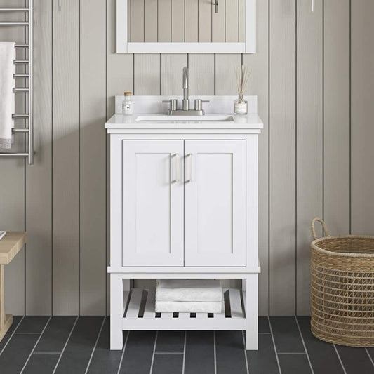 Tupelo 24" Single Sink Vanity with Stone Top