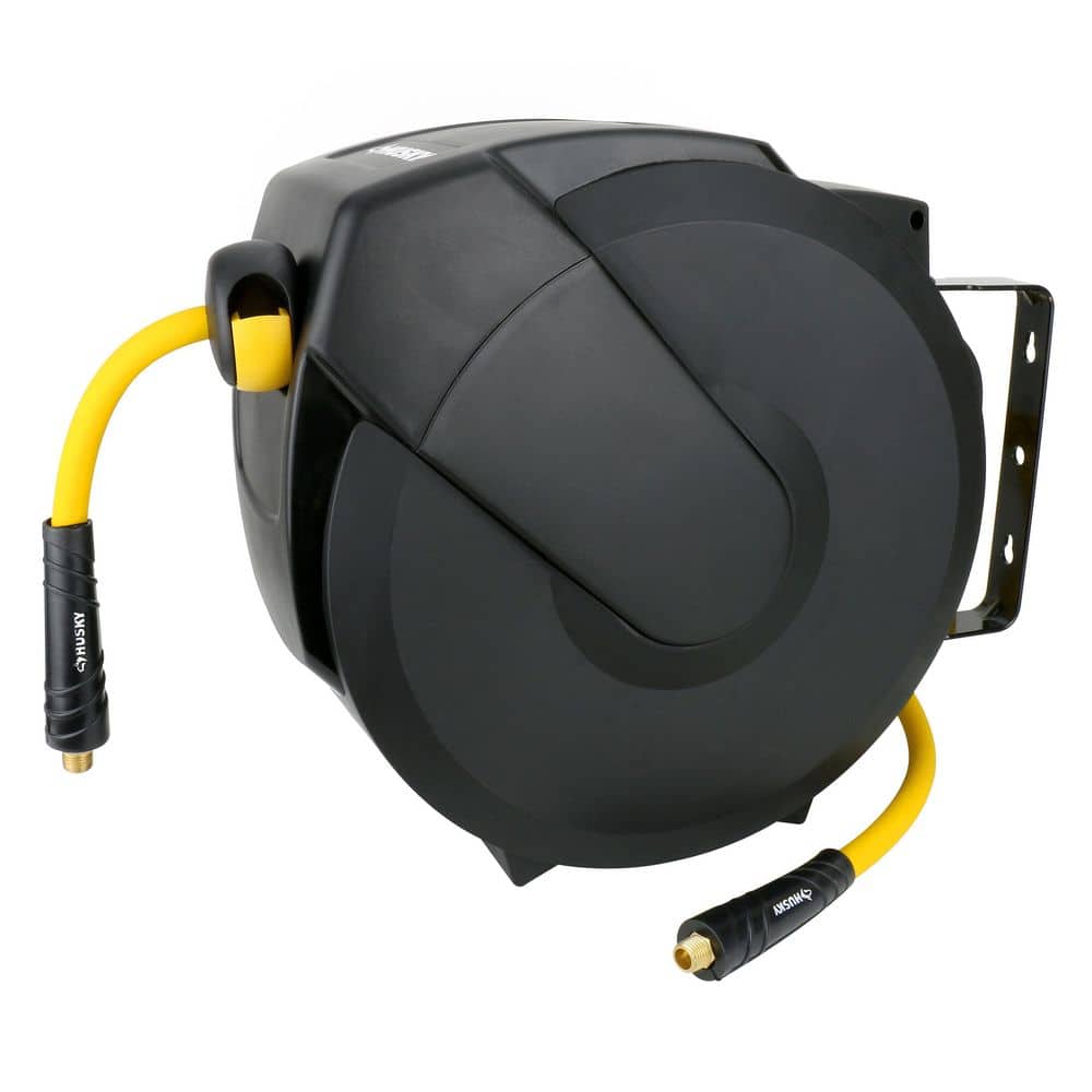 Husky 3/8 in. x 50 ft. Hybrid Air Hose Reel